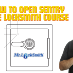 How to open sentry safe Locksmith course